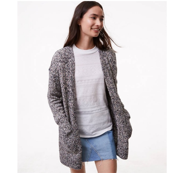 LOFT | Sweaters | Loft Gray Marled Cozy 